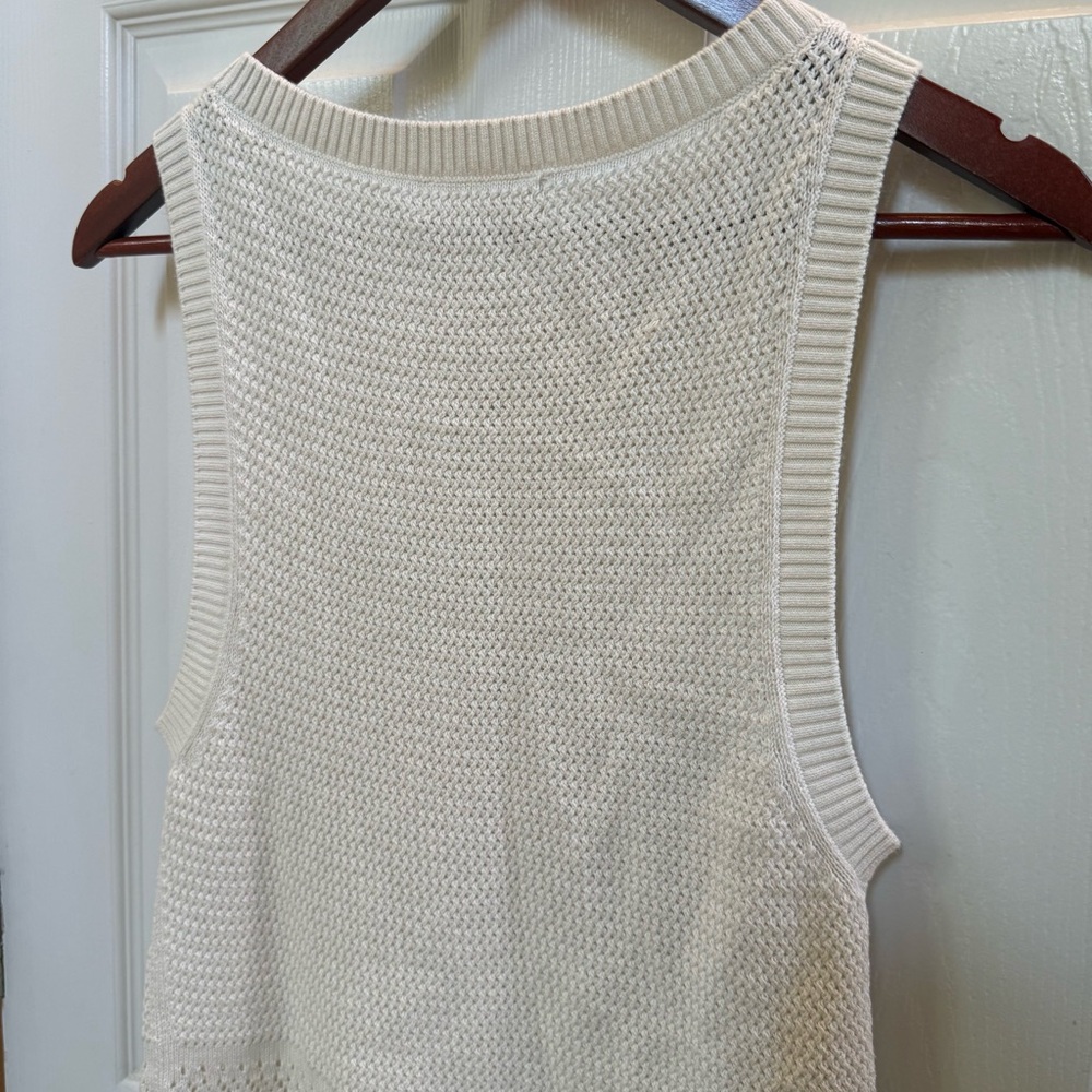 Ramy Brook Fringed Linen Tank Top - Picture 9 of 12